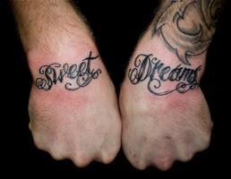 tattoo lattering پوسٹر