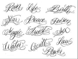 Tattoo Lettering Style capture d'écran 1