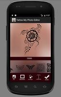 Tattoo My Photo Editor اسکرین شاٹ 1