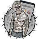 Tattoo Skull Man Theme APK