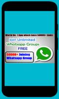 Joining Links Whatsapp Groups 50000+ capture d'écran 1