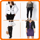 Vestidos de trabajo modernos icono