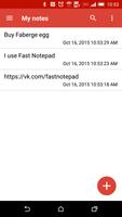 Fast Notepad پوسٹر