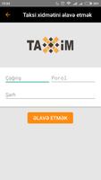 TaxiM Driver Affiche