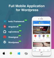 Poster Woocommerce Mobile Application - Cell Store