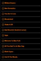 Taylor Swift Lyrics পোস্টার