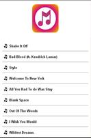 Taylor Swift Lyrics पोस्टर
