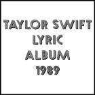 Taylor Swift Lyric Album 1989 icône