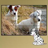 dog puzzles for kids icon