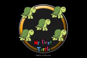 my first turtle Affiche