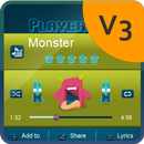 Monster Music Player Skin APK