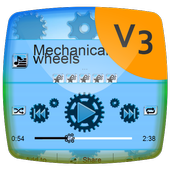 Mechanical wheels Music Player icon