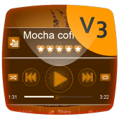 Mocha coffee Music Player icon