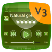 Natural green Music Player icon