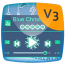 Blue Christmas PlayerPro Motyw aplikacja