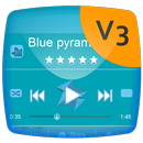 Niebieskie piramid PlayerPro aplikacja