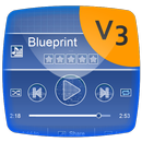 Blueprint Music Player Theme aplikacja
