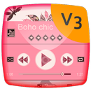 Boho chic Music Player Theme aplikacja