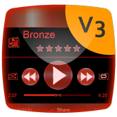 Bronze Music Player Theme icon