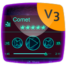 Comet Music Player Theme aplikacja