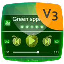 Green apple Music Player Theme aplikacja