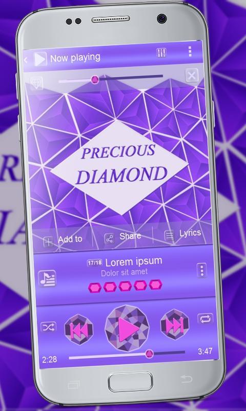 Precious diamond Music Player gönderen.
