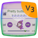Pretty motyl PlayerPro Motyw aplikacja