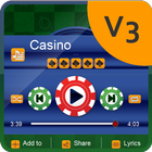 Casino Music Player Skin-icoon