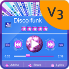 Disco funk Music Player Skin icono