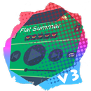 Flat Summer PlayerPro Skin APK