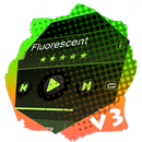 APK Fluorescent PlayerPro Skin