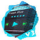 Fresh Blue PlayerPro Skin APK