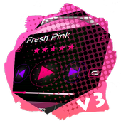 آیکون‌ Fresh Pink PlayerPro Skin