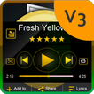 Fresh Yellow Music Player Skin