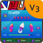 آیکون‌ Graffiti Music Player Skin