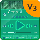Green UI Music Player Skin APK