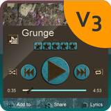 Grunge Music Player Skin icône