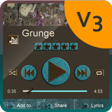 Icona Grunge Music Player Skin