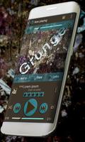 Grunge Music Player Skin poster