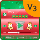 Italy Music Player Skin-icoon