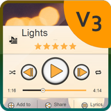 Lights Music Player Skin-icoon