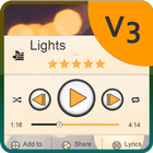 Lights Music Player Skin icône