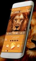 Lion Music Player Skin-poster