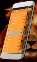 Lion Music Player Skin capture d'écran 1