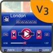 London Music Player Skin