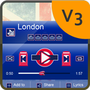 London Music Player Skin APK
