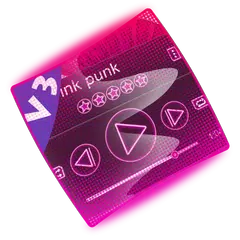 download Pink punk PlayerPro Skin APK