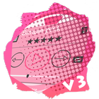 簡單的粉紅色 PlayerPro 皮膚 圖標