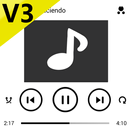 SKIN PLAYERPRO V4 METRO WHITE APK
