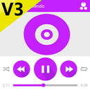 SKIN PLAYERPRO MATERIAL PURPLE APK